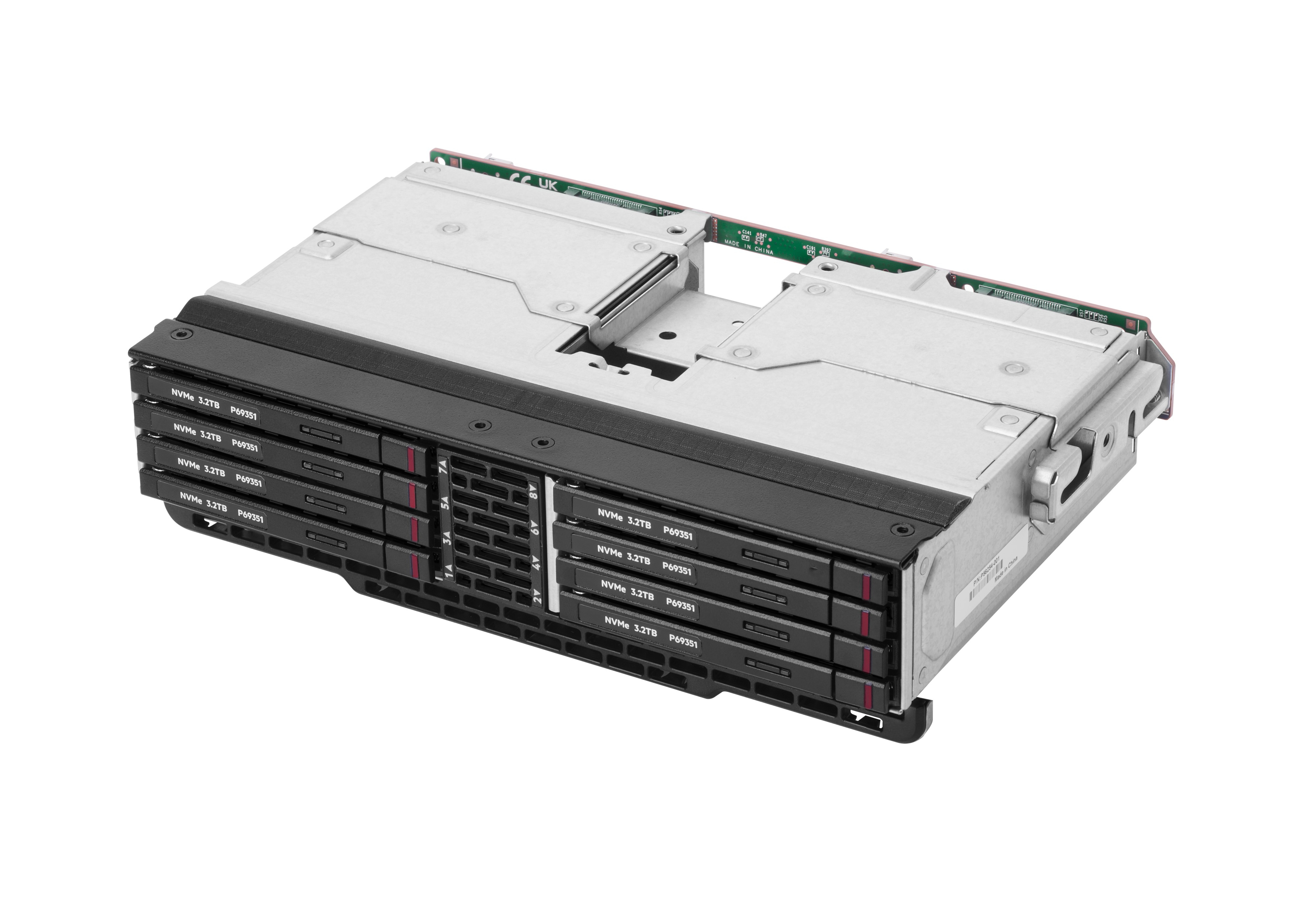 HPE Gehäuse für Speicherlaufwerke - Gen12 8EDSFF