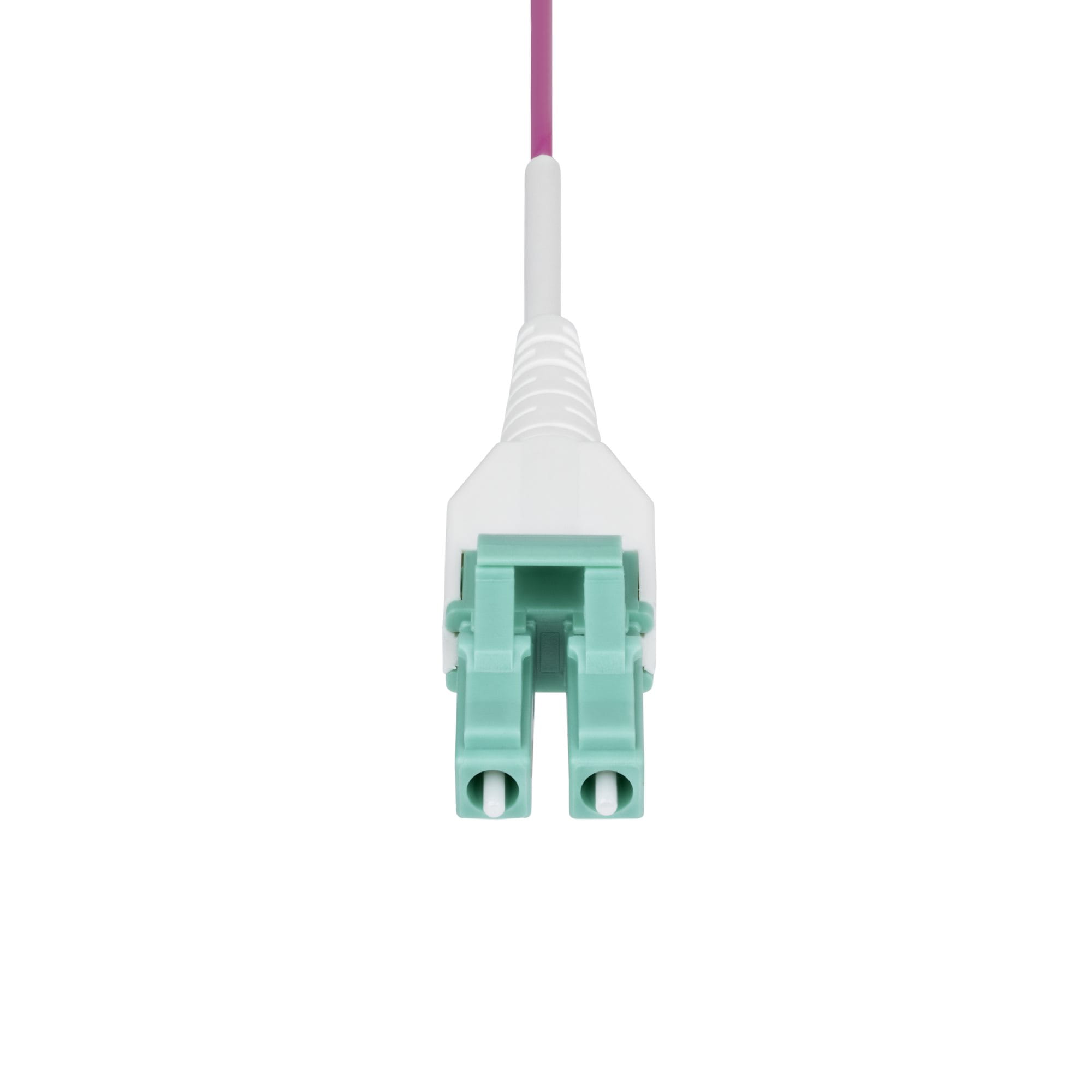 StarTech.com 20m (66ft) LC/LC (UPC) OM4 Multimode Fiber Optic Cable, OFNR - Patch-Kabel - LC/UPC Duplex Multi-Mode (M)