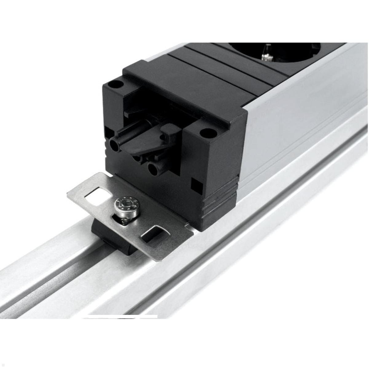 Bachmann STEP ALU - Steckdosenleiste - Wechselstrom 250 V - Eingabe, Eingang GST18i3 - Ausgangsanschlüsse: 2 (2 x CEE 7/3, 2 x USB)
