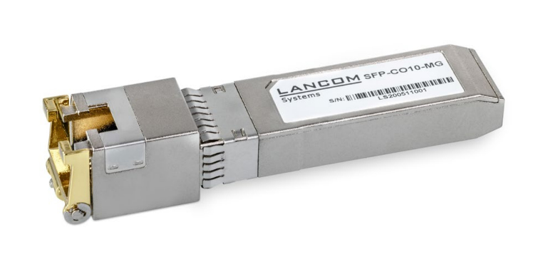 Lancom SFP-CO10-MG - SFP+-Transceiver-Modul - 10GbE - 10GBase-T - RJ-45 - bis zu 30 m (Packung mit 10)