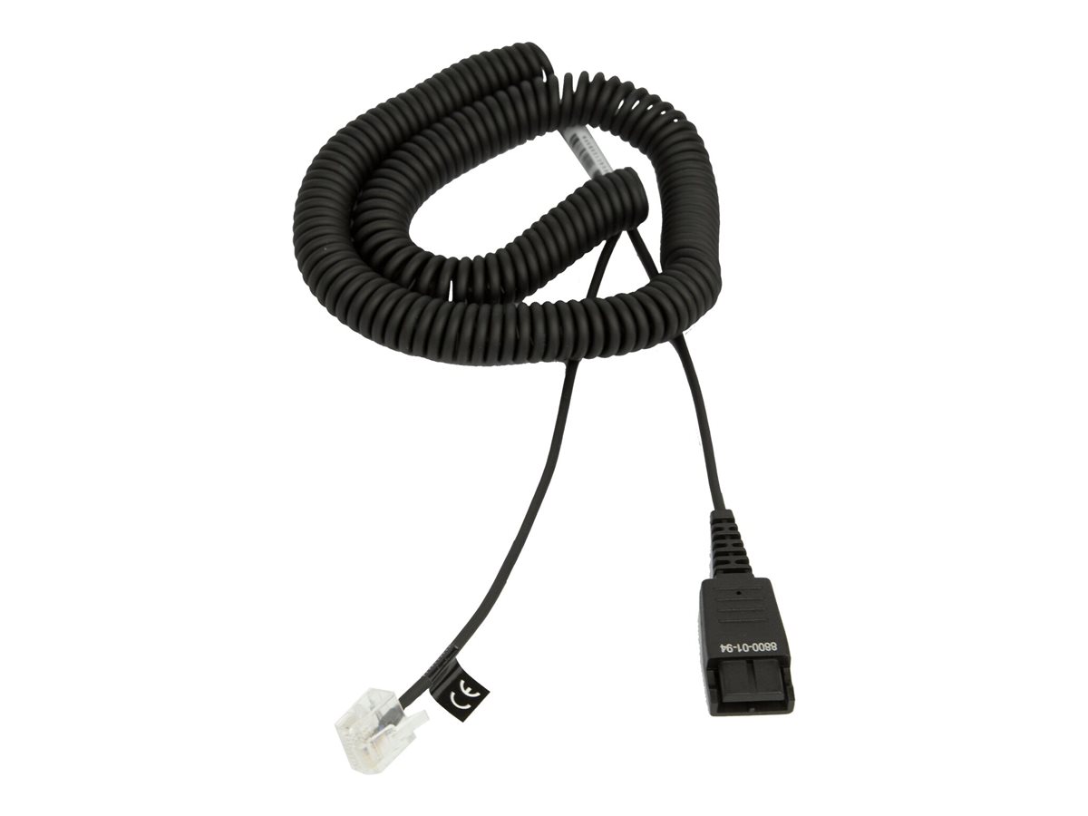 Jabra Kabelunterteil QD auf RJ45 (SIE OpenStage, 2m, spiral)