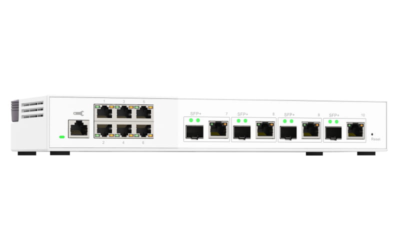 QNAP QSW-M2106-4C - Switch - managed - 6 x 2.5GBase-T