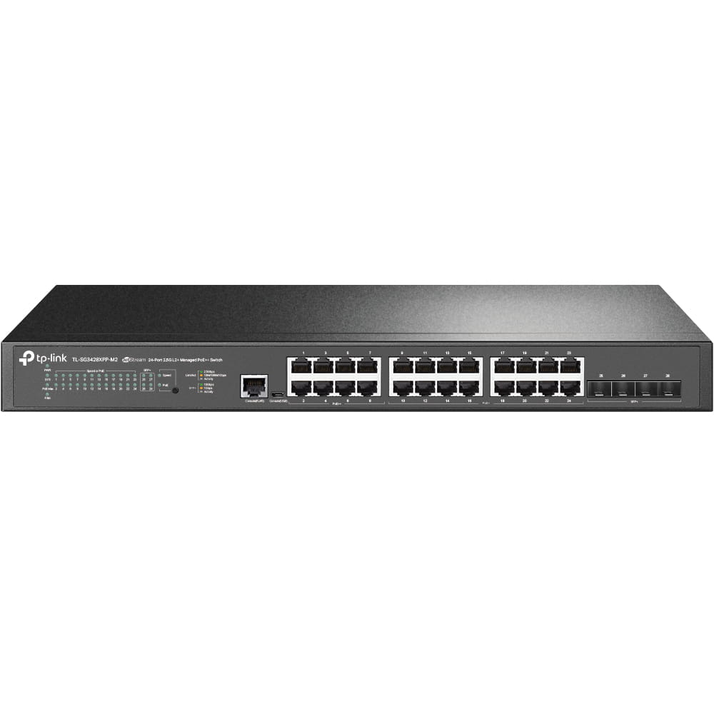 TP-LINK Omada TL-SG3428XPP-M2 V1 - Switch - L2+ - managed - 16 x 10/100/1000/2.5G (PoE+)