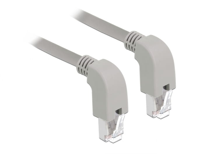 Delock Patch-Kabel - RJ-45 (M) nach unten gewinkelt zu RJ-45 (M)