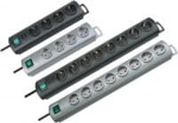 Brennenstuhl BN-PROFF120, 2 m, Kunststoff, Silber, 10 AC-Ausgänge, 230 V, 50 - 60 Hz