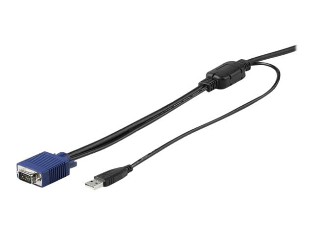 StarTech.com 3 m KVM Kabel für StarTech.com Rackmount Konsolen - Video- / USB-Kabel - Mini-VGA (M)