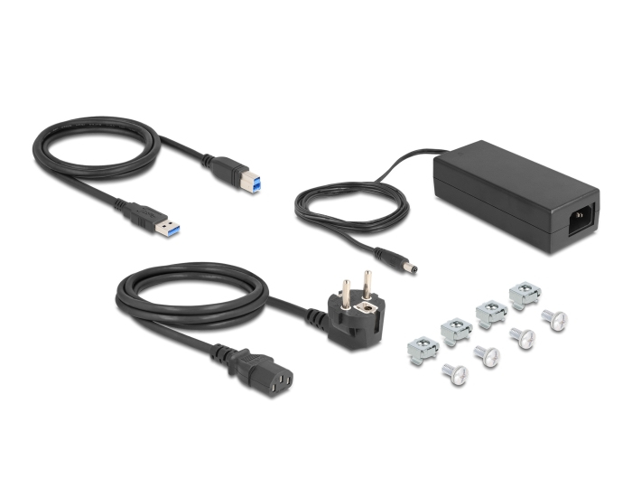 Delock Hub - 19", industry, 10 Gbps - 10 x