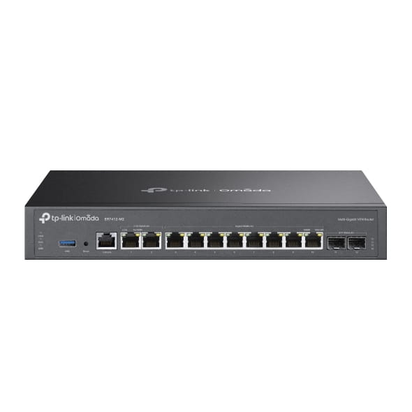 TP-LINK Omada ER7412-M2, Ethernet-WAN, 2.5 Gigabit Ethernet, Gigabit Ethernet, Schwarz