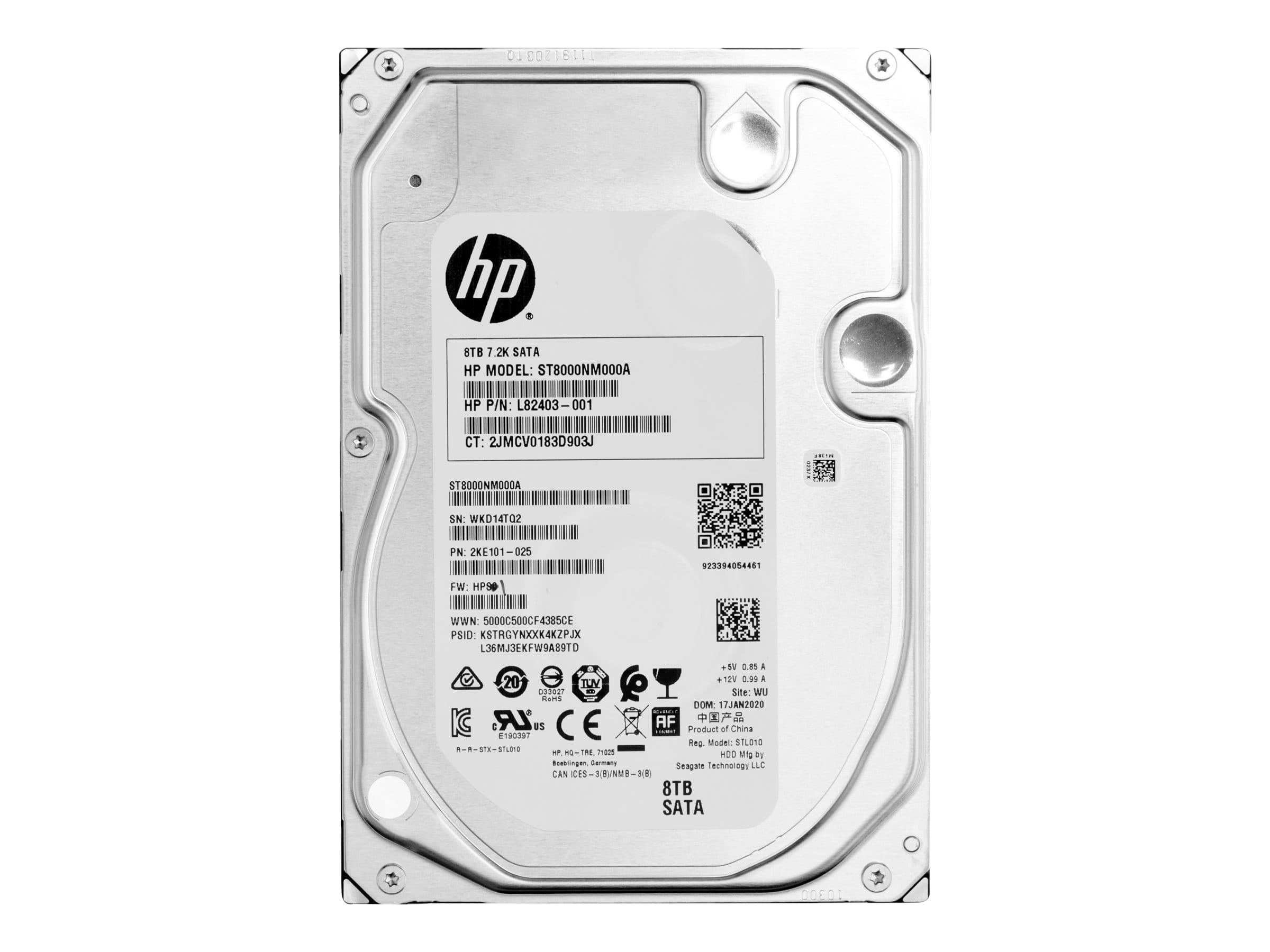HPE HP - Festplatte - 8 TB - intern - 3.5" LFF (8.9 cm LFF)