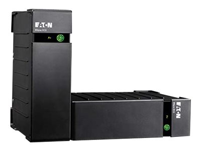 Eaton Ellipse ECO 650 DIN - USV (in Rack montierbar/extern) - Wechselstrom 230 V - 400 Watt - 650 VA - Ausgangsanschlüsse: 4 - 2U - 48.3 cm (19") - Offline-USV