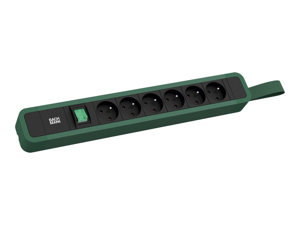 Bachmann PRIMO 2 - Steckdosenleiste - with strap, right-angled plug, with earthing contact (Strom UTE)