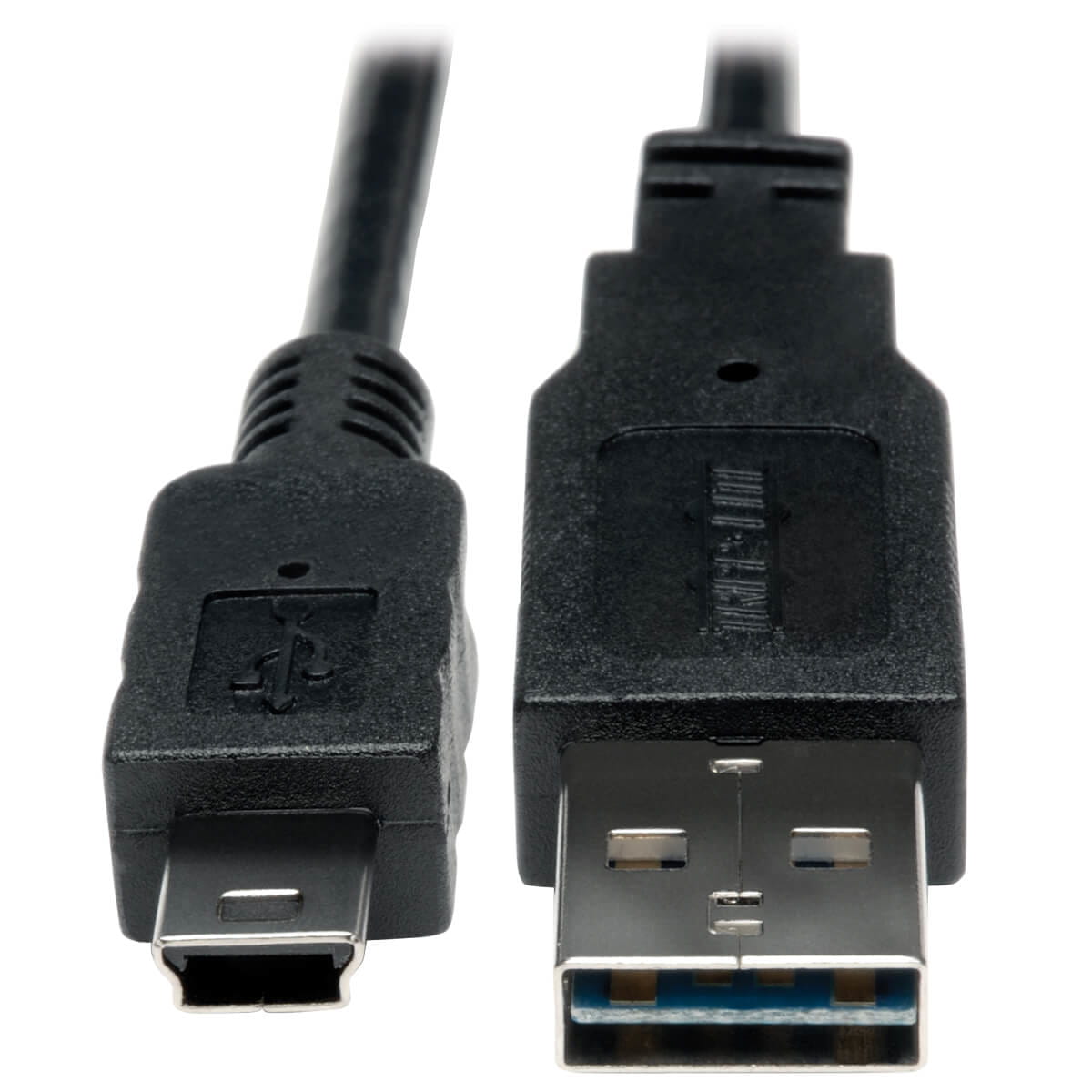 Tripp Eaton Tripp Lite Series Universal Reversible USB 2.0 Converter Adapter Cable (Reversible A to 5Pin Mini B M/M)