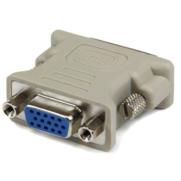 StarTech.com VGA auf DVI Monitor Adapter - St/Bu - Grau - VGA HD15 zu DVI-I Kupplung - VGA-Adapter - DVI-I (M)