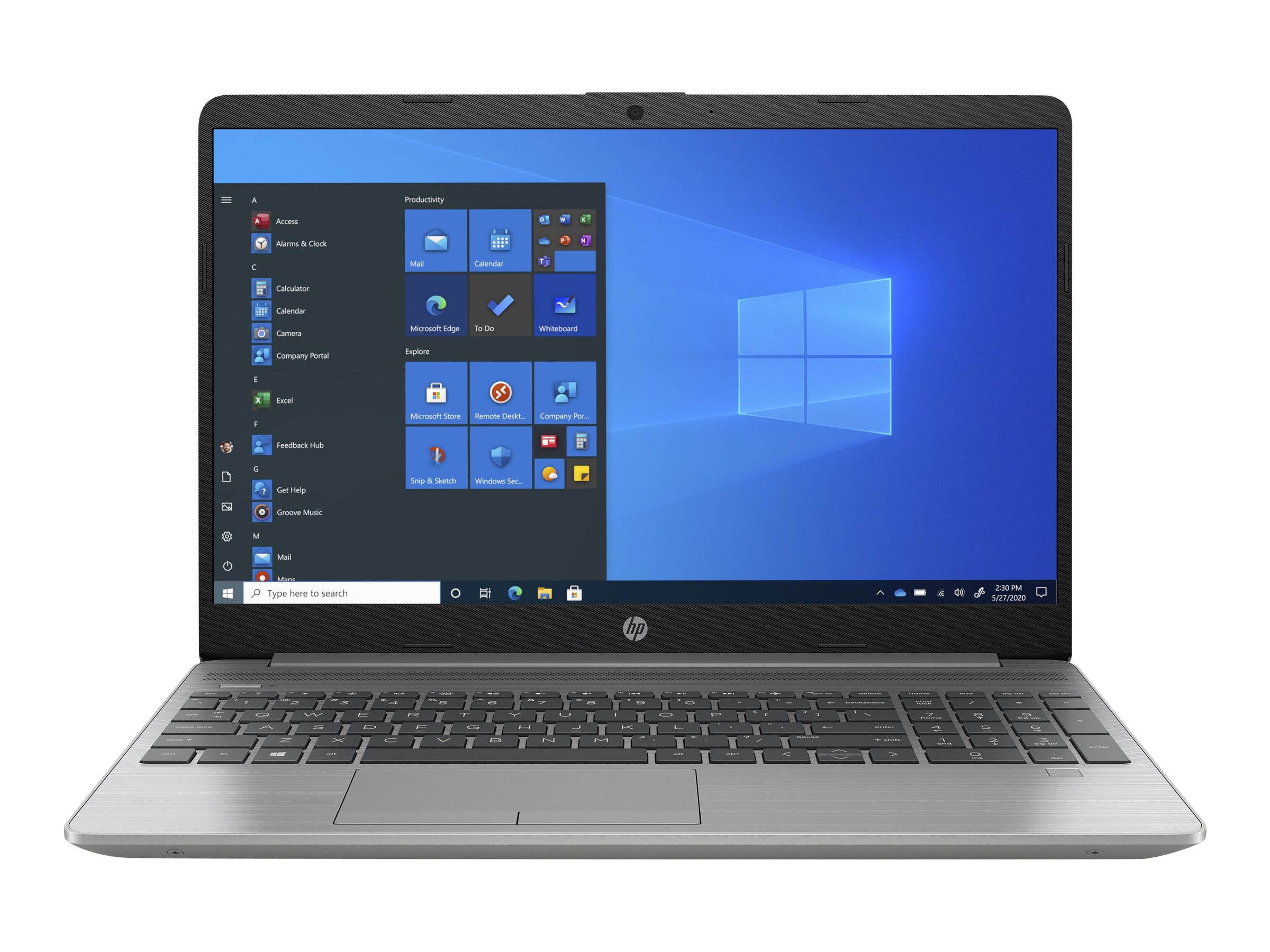 HP 255 G8 Notebook - AMD Ryzen 5 5500U / 2.1 GHz - Win 10 Pro 64-Bit - Radeon Graphics - 8 GB RAM - 256 GB SSD NVMe, HP Value - 39.6 cm (15.6")