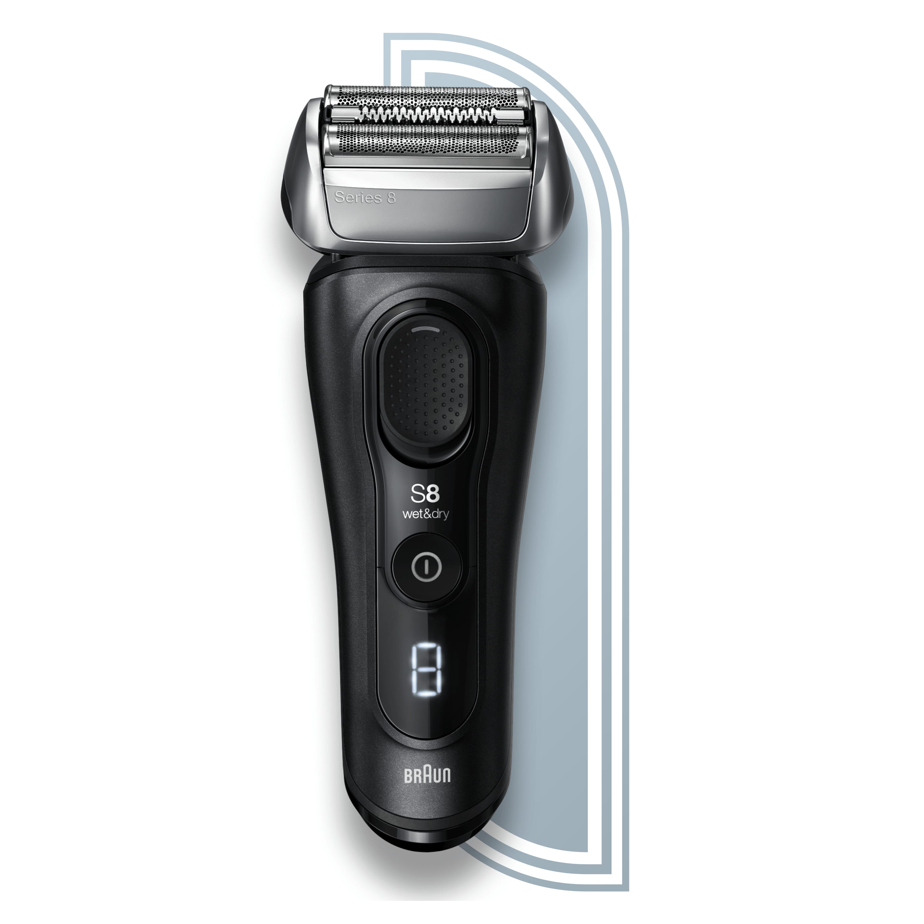 Braun Series 8 81747473, Folienschaber, Schwarz, LED, Akku, Lithium-Ion (Li-Ion), Integrierte Batterie