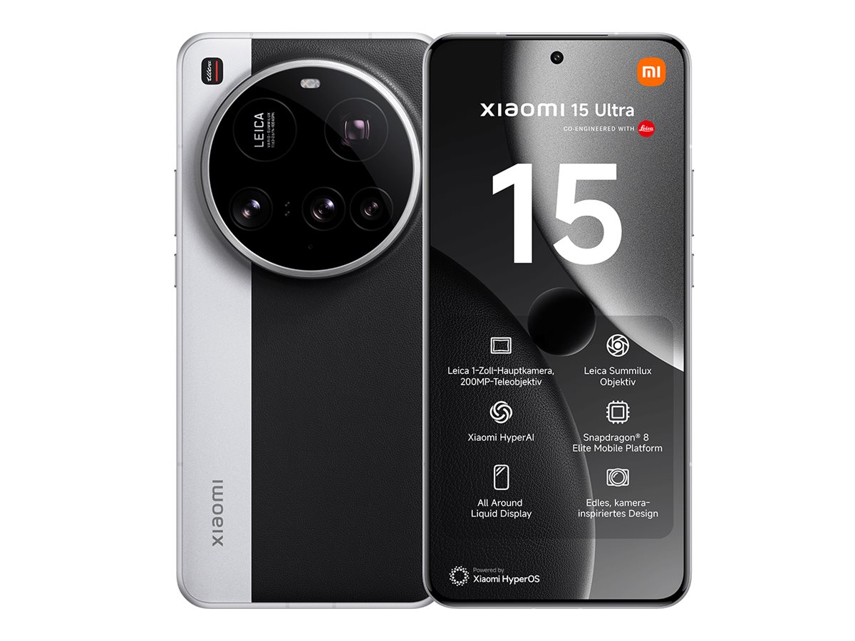 Xiaomi 15 Ultra - 5G Smartphone - Dual-SIM - RAM 16 GB / Interner Speicher 512 GB - OLED-Display - 6.73" - 3200 x 1440 Pixel (120 Hz)