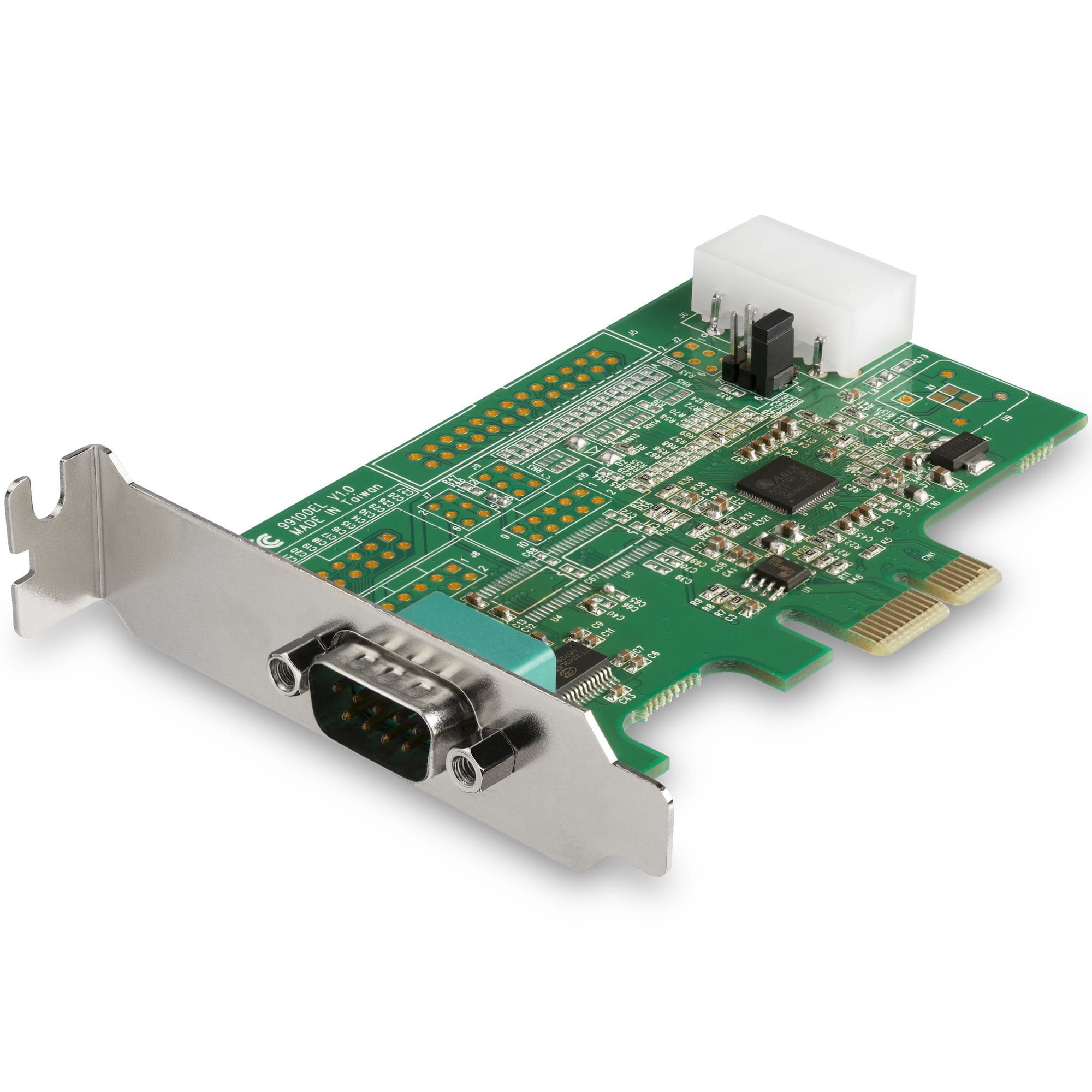 StarTech.com Startech 4 Port Serielle PCI Express RS232 Adapter Karte - PCIe RS232 Serielle Host Controller Karte - PCIe auf Serielle DB9 Karte - 16950 UART - Erweiterungskarte - Windows & Linux (PEX4S953)