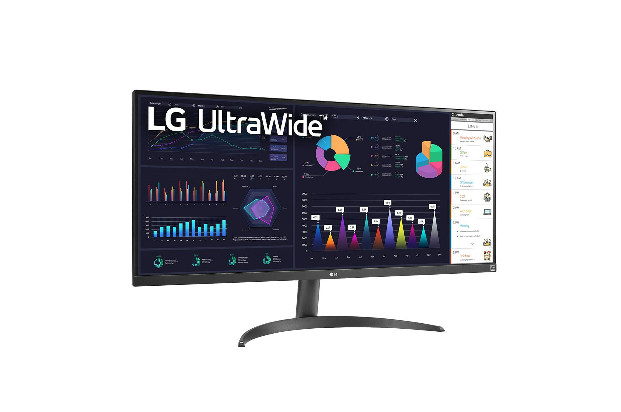 LG UltraWide 34WQ500-B - LED-Monitor - 86.7 cm (34")