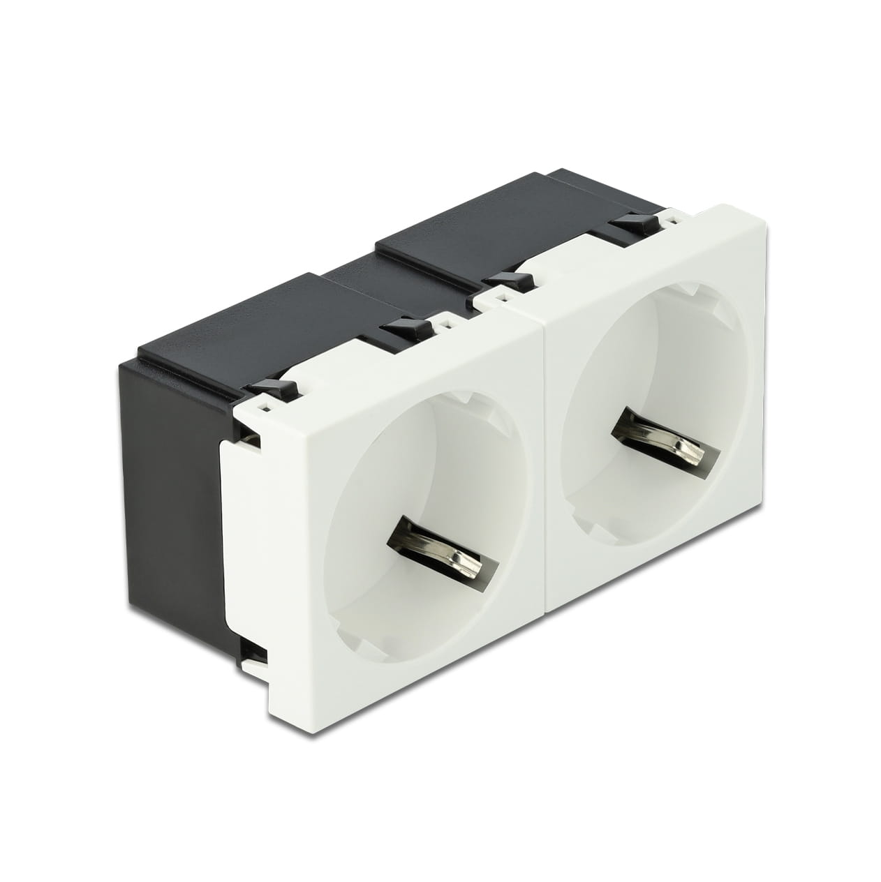 Delock Easy 45 - Steckdose - 2P - Typ F - mit