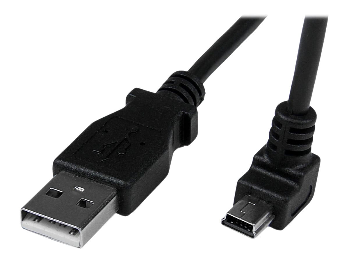 StarTech.com 2m USB auf Mini USB Anschlusskabel abgewinkelt - USB A zu Mini B Kabel - 1 x USB A (St)