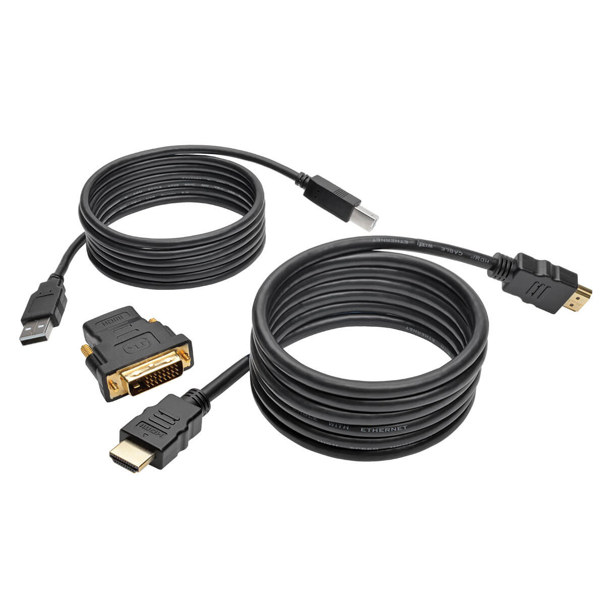 Tripp Eaton Tripp Lite Series 6ft HDMI DVI USB KVM