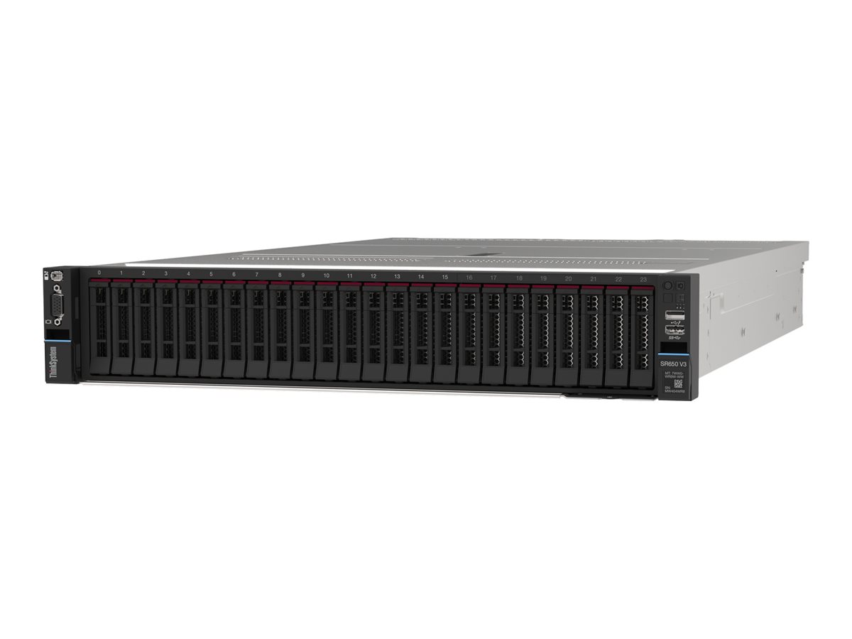 Lenovo ThinkSystem SR650 V3 7D76 - 2U - zweiweg - 1 x Xeon Gold 5515+ / 3.2 GHz - RAM 64 GB - SAS - Hot-Swap 6.4 cm (2.5")