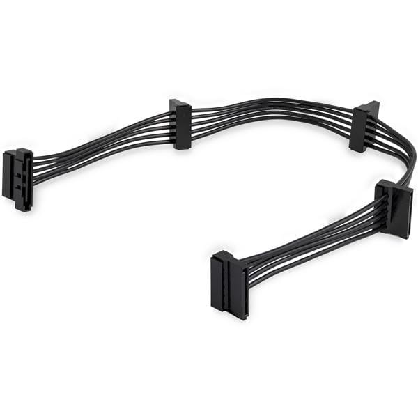 StarTech.com 4x SATA-Splitter Adapterkabel - 4-fach Serial-ATA Kabel - Netz-Splitter - SATA-Stromstecker (M)
