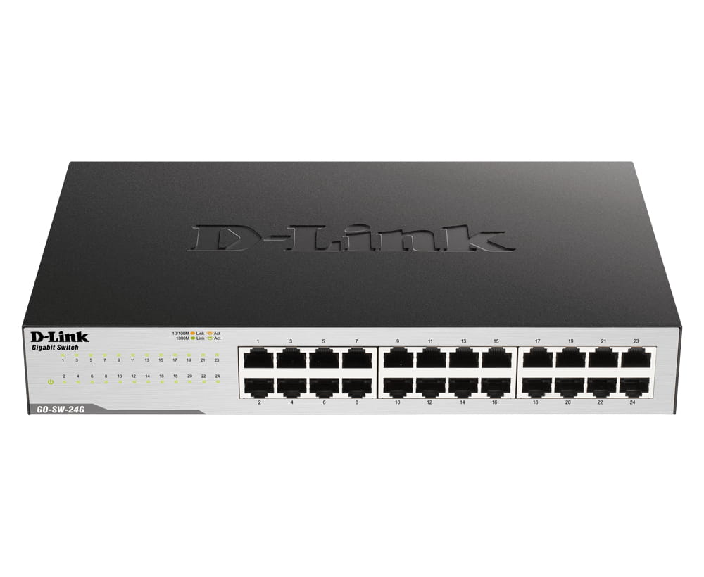 D-Link GO-SW-24G - Switch - unmanaged - 24 x