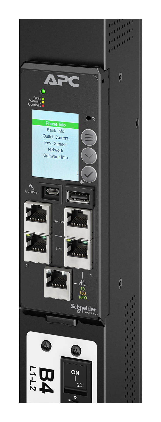 APC NetShelter Rack PDU Advanced - Gen 2 - Stromverteilungseinheit (Rack - einbaufähig)
