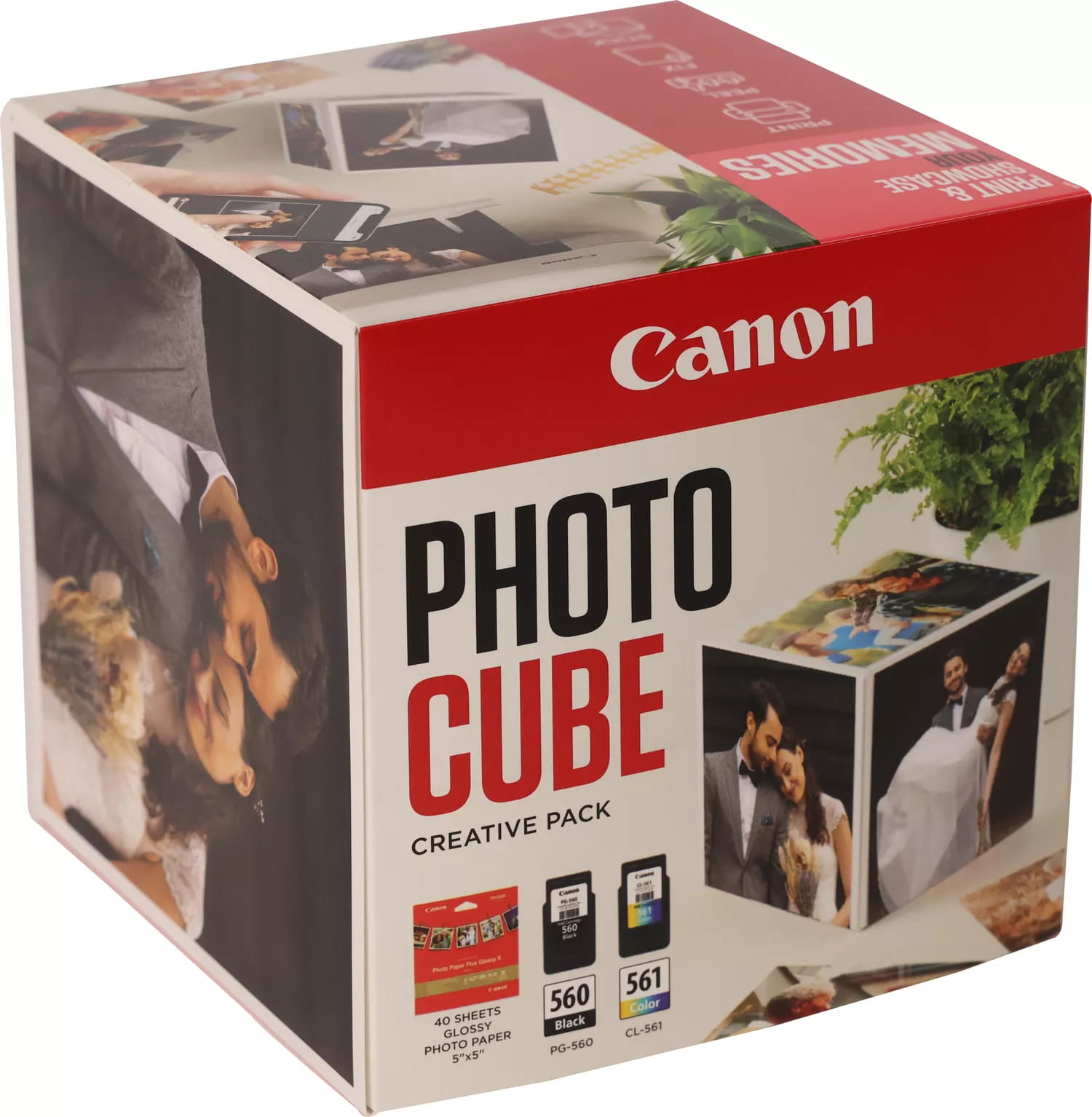 Canon Photo Cube Creative Pack - Glänzend - 2er-Pack - Schwarz, Farbe (Cyan, Magenta, Gelb) Canon Photo Cube Creative Pack - Glänzend - 2er-Pack - Schwarz, Farbe (Cyan, Magenta, Gelb)