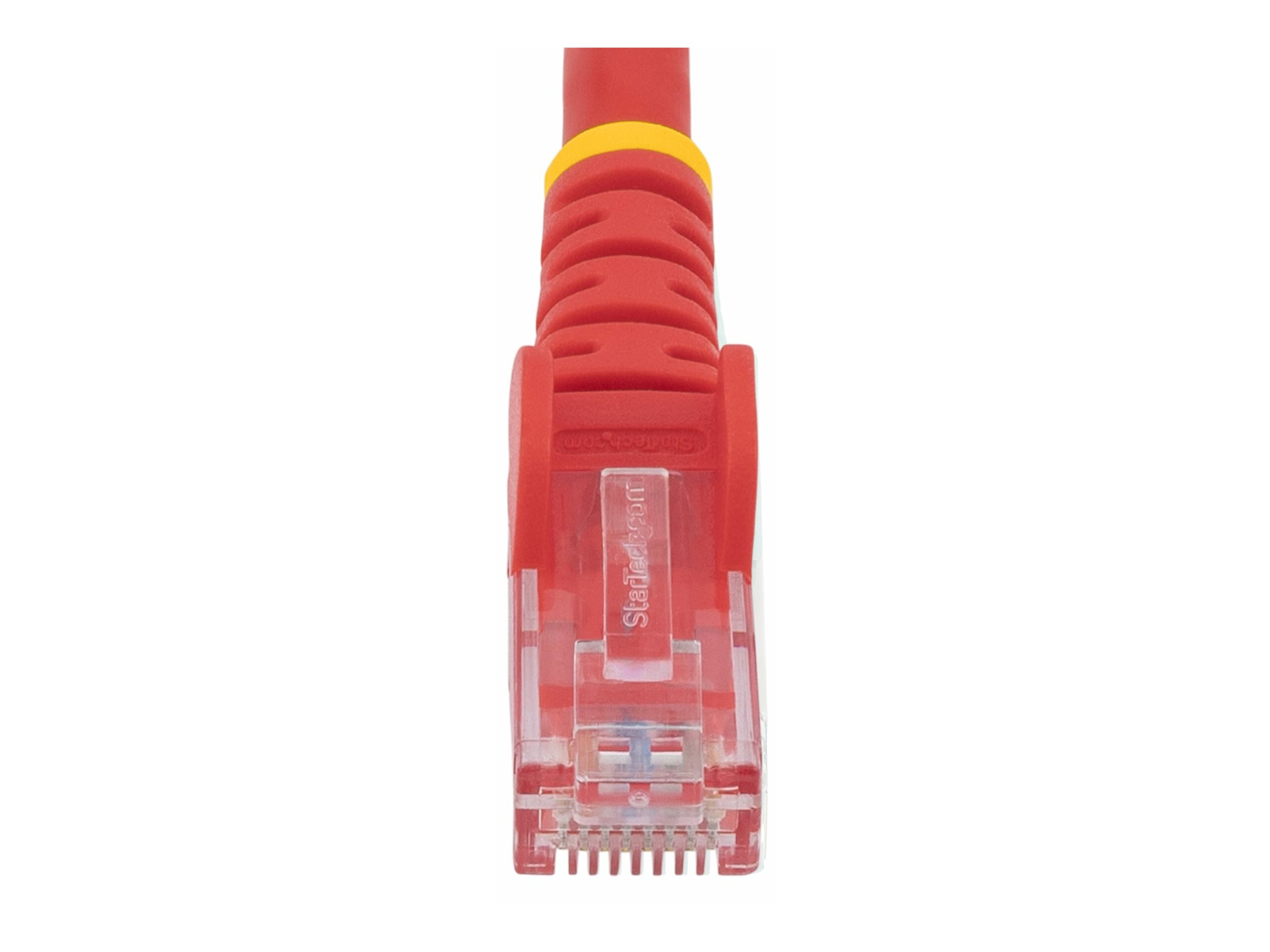 StarTech.com 10m CAT6 Ethernet Cable, 10 Gigabit Snagless RJ45 650MHz 100W PoE Patch Cord, CAT 6 10GbE UTP Network Cable w/Strain Relief, Red, Wiring is UL Certified/TIA - Category 6 - 24AWG (N6PATC10MRD)