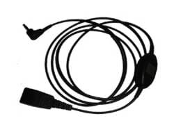 Jabra Anschlusskabel QD auf 3,5mm Klinke m. Rufannahmetaste