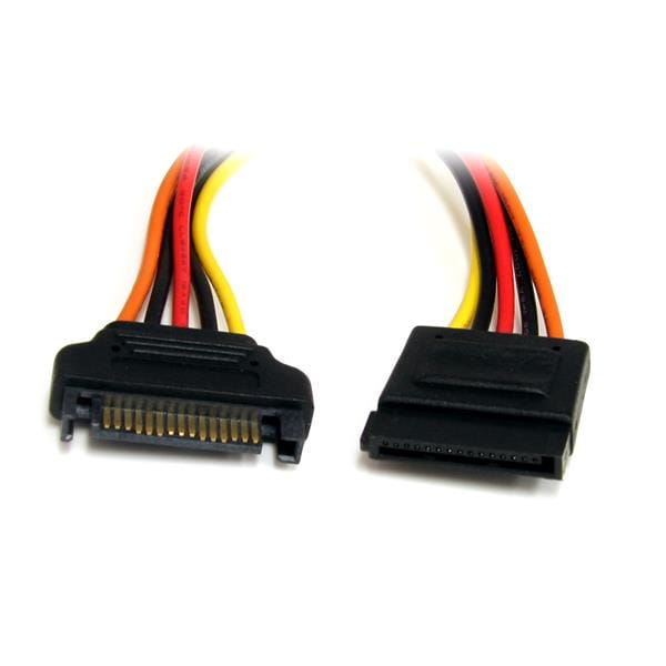 StarTech.com SATA Verlängerung 30cm - S-ATA 15 Pin Stromverlängerung Stecker / Buchse - interne Serial-ATA Stromverlängerung - Spannungsversorgungs-Verlängerungskabel - SATA-Stromstecker (M)