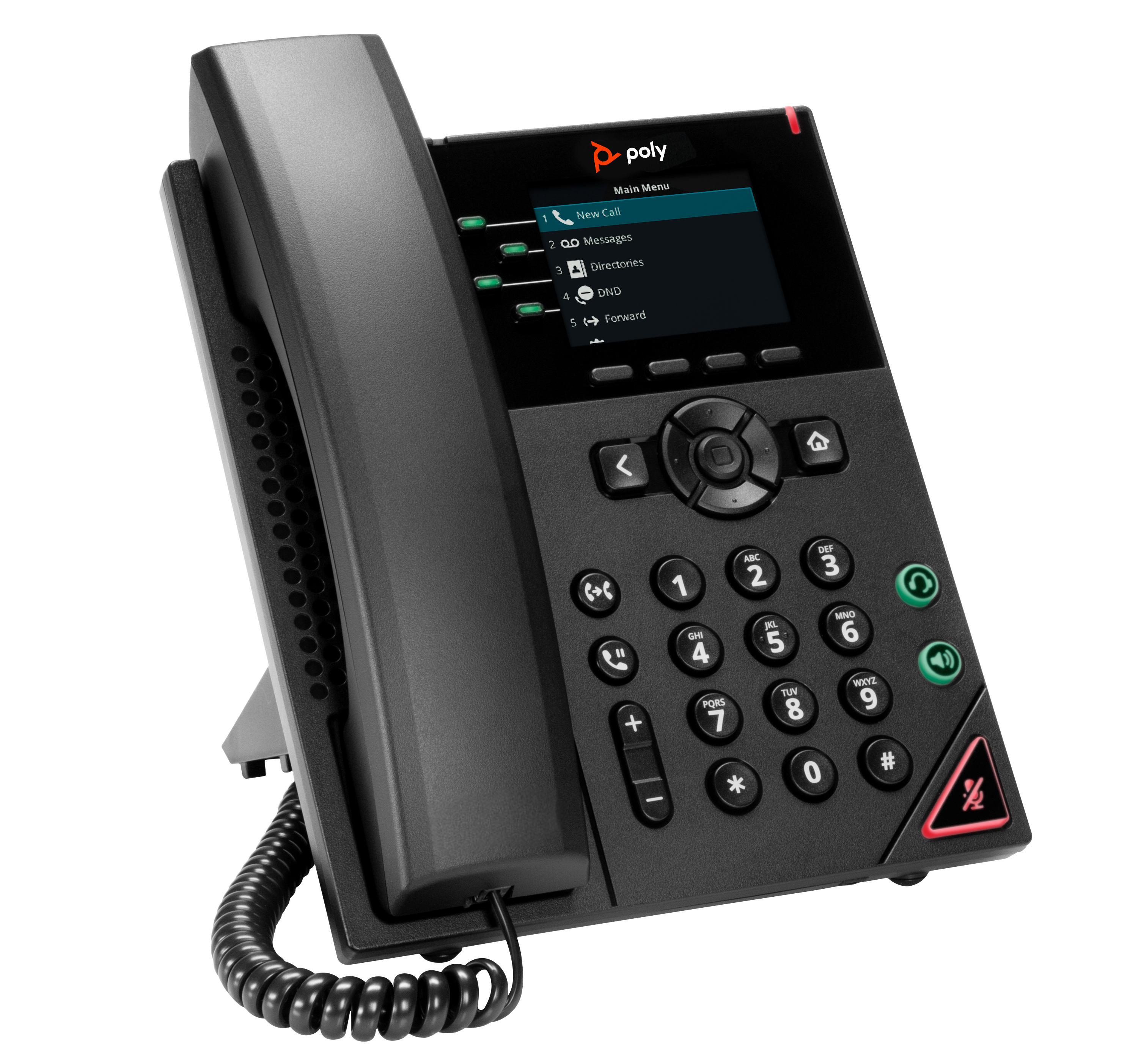 Poly HP Poly VVX 250 - VoIP-Telefon - dreiweg Anruffunktion