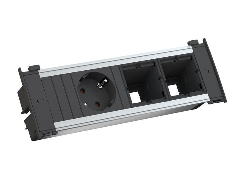 Bachmann KAPSA Small - Steckdosenleiste - Wechselstrom 250 V - Eingabe, Eingang GST18i3 - Ausgangsanschlüsse: 1 (power CEE 7/3)