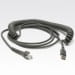 Zebra USB-Kabel - USB - 2.7 m - gewickelt - für Symbol LS2208, LS4208, LS4278
