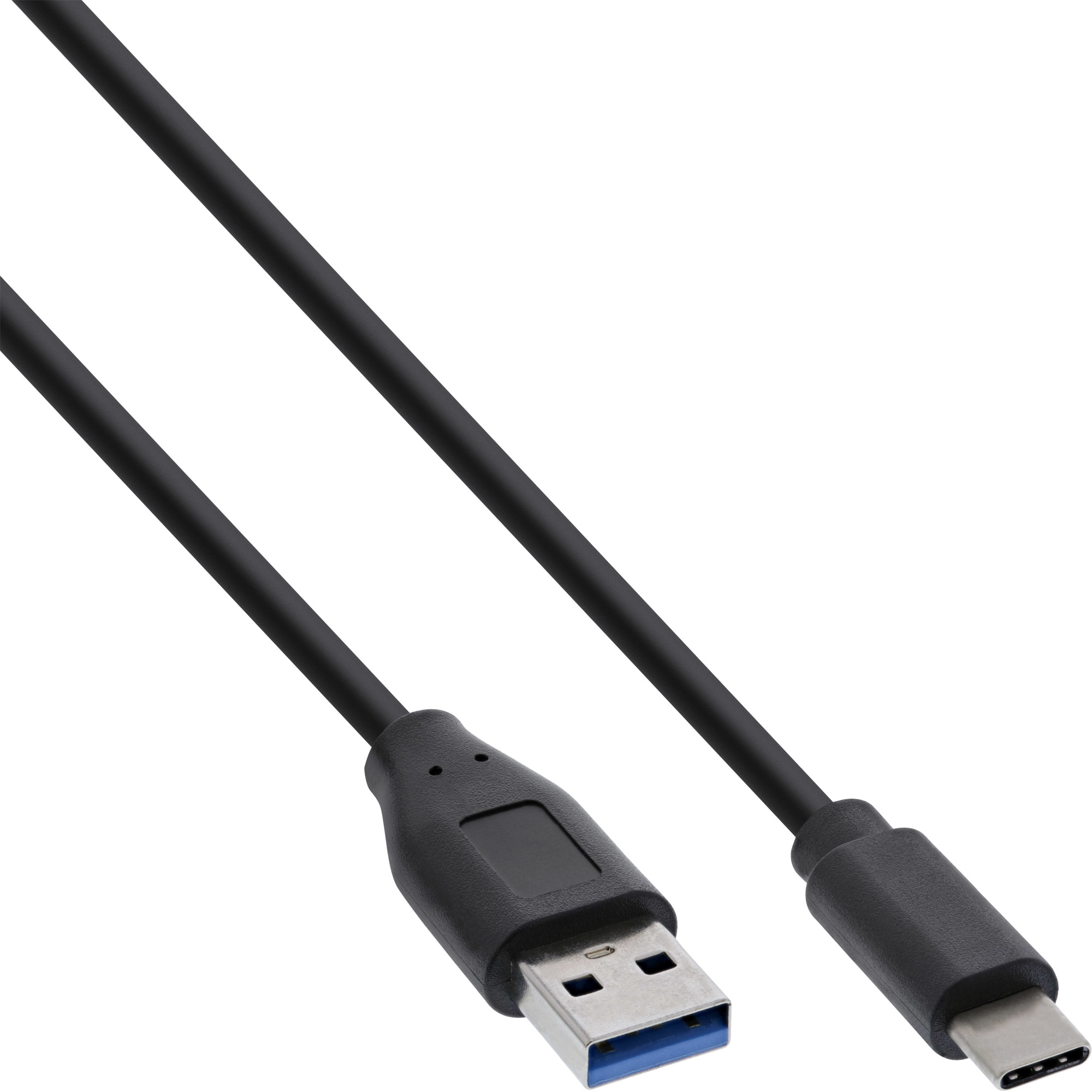 InLine 60er B-Pack USB 3.2 Kabel - USB-C Stecker an USB-A Stecker - schwarz - 2m