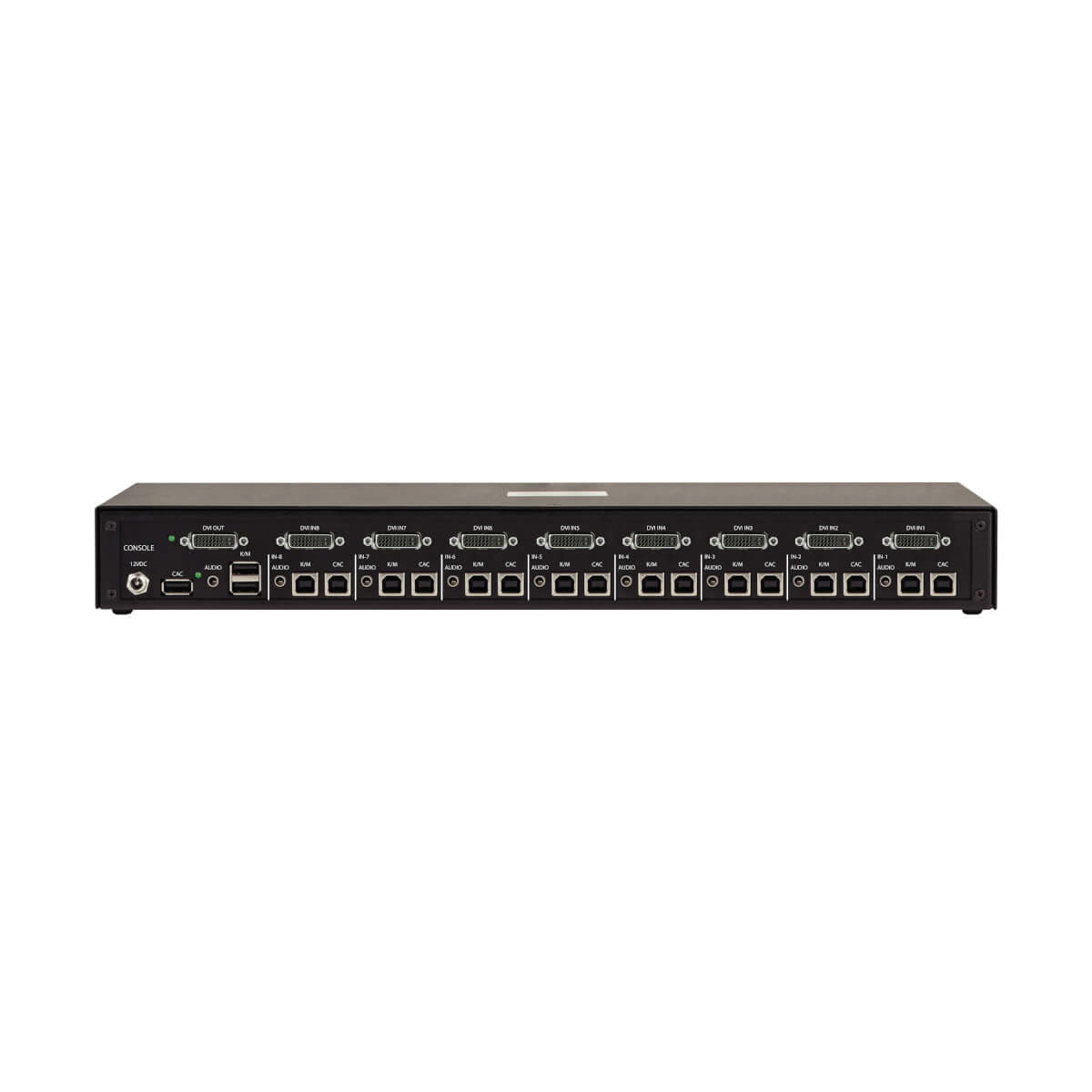 Tripp Secure KVM Switch, 8-Port, Single Head, DVI to DVI, NIAP PP4.0, Audio, CAC, TAA