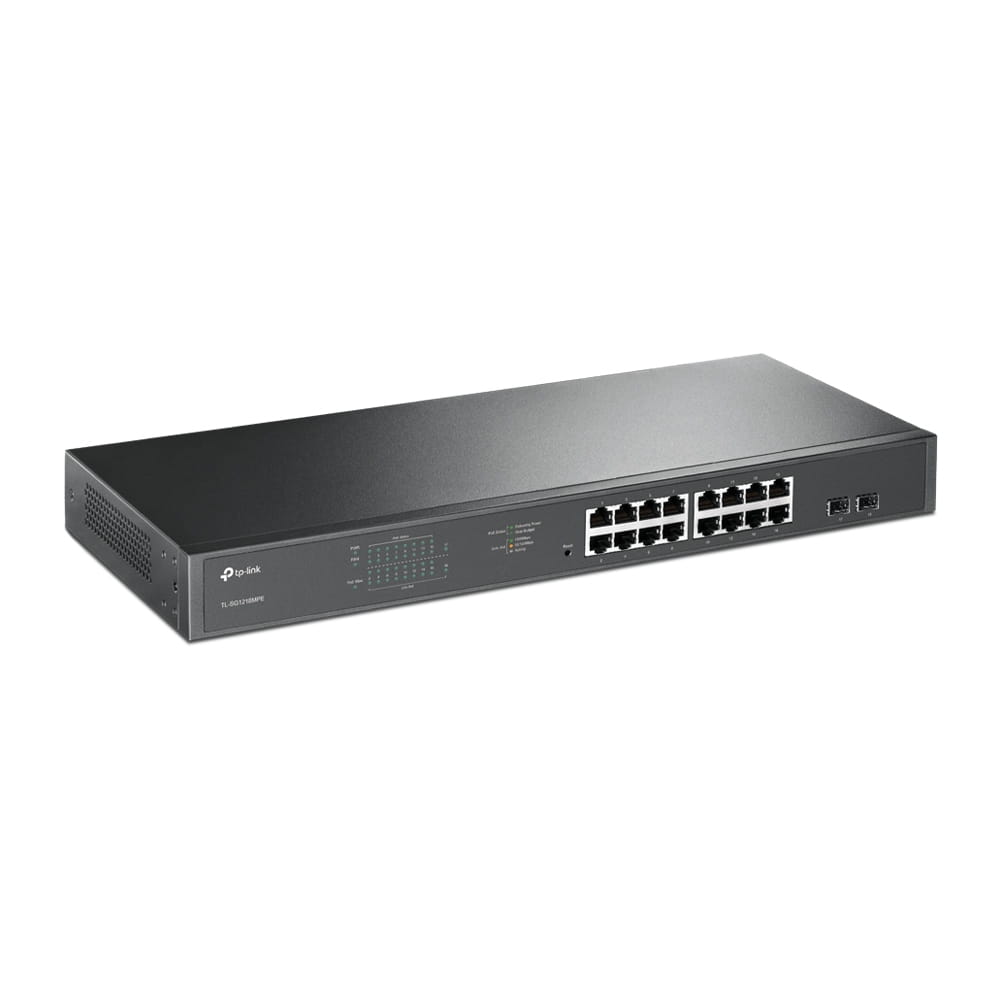 TP-LINK Omada TL-SG1218MPE - Switch - Smart - 16 x 10/100/1000 (PoE+)
