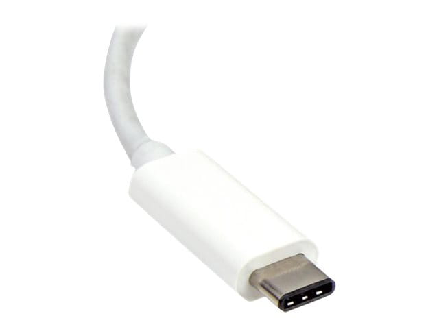 StarTech.com USB-C auf VGA Adapter - USB Typ-C zu VGA Video Konverter - Weiß - USB/VGA-Adapter - USB-C (M)