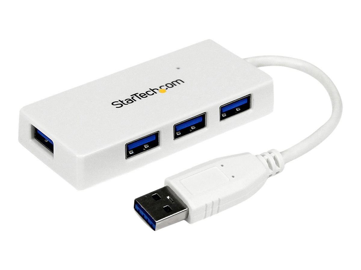 StarTech.com Startech 4 Port USB 3.0 SuperSpeed Hub - Weiß