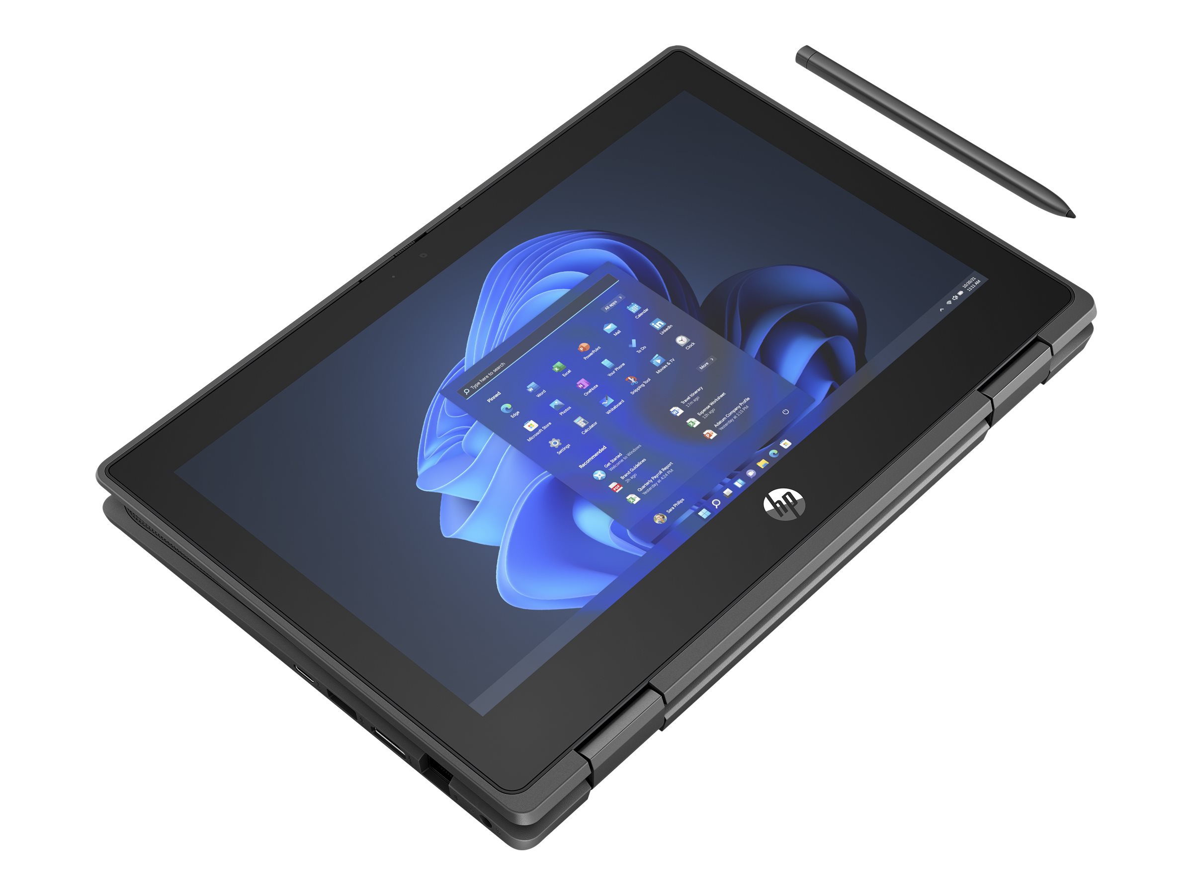 HP Pro x360 Fortis 11 G10 Notebook - Flip-Design - Intel Core i3 1210U / 1 GHz - Win 11 Pro - UHD Graphics - 8 GB RAM - 256 GB SSD NVMe, HP Value - 29.5 cm (11.6")