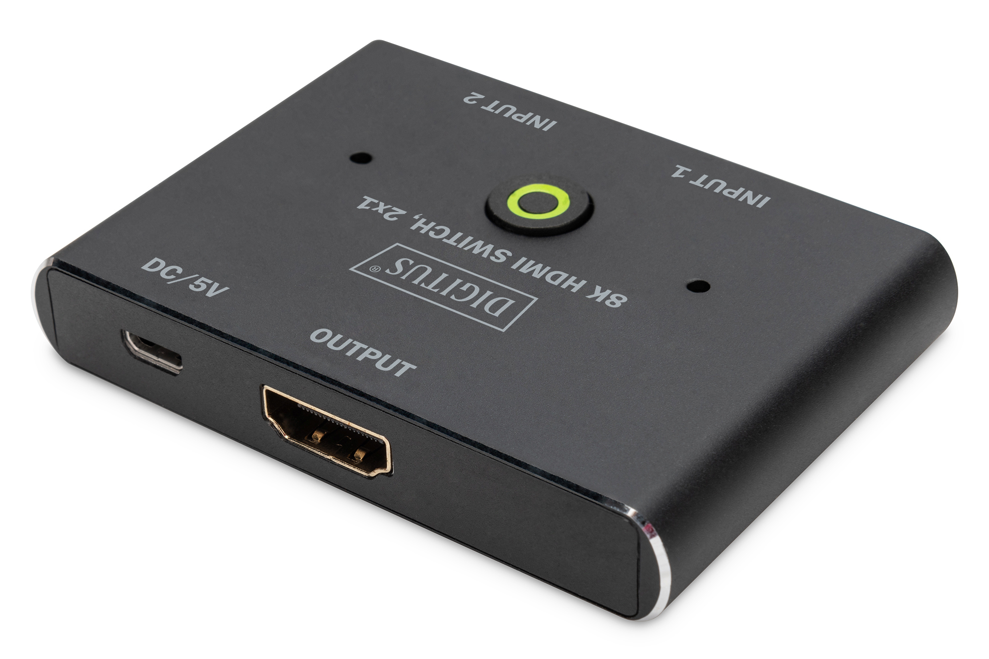 DIGITUS Video/Audio-Schalter - 8K - 2 x HDMI