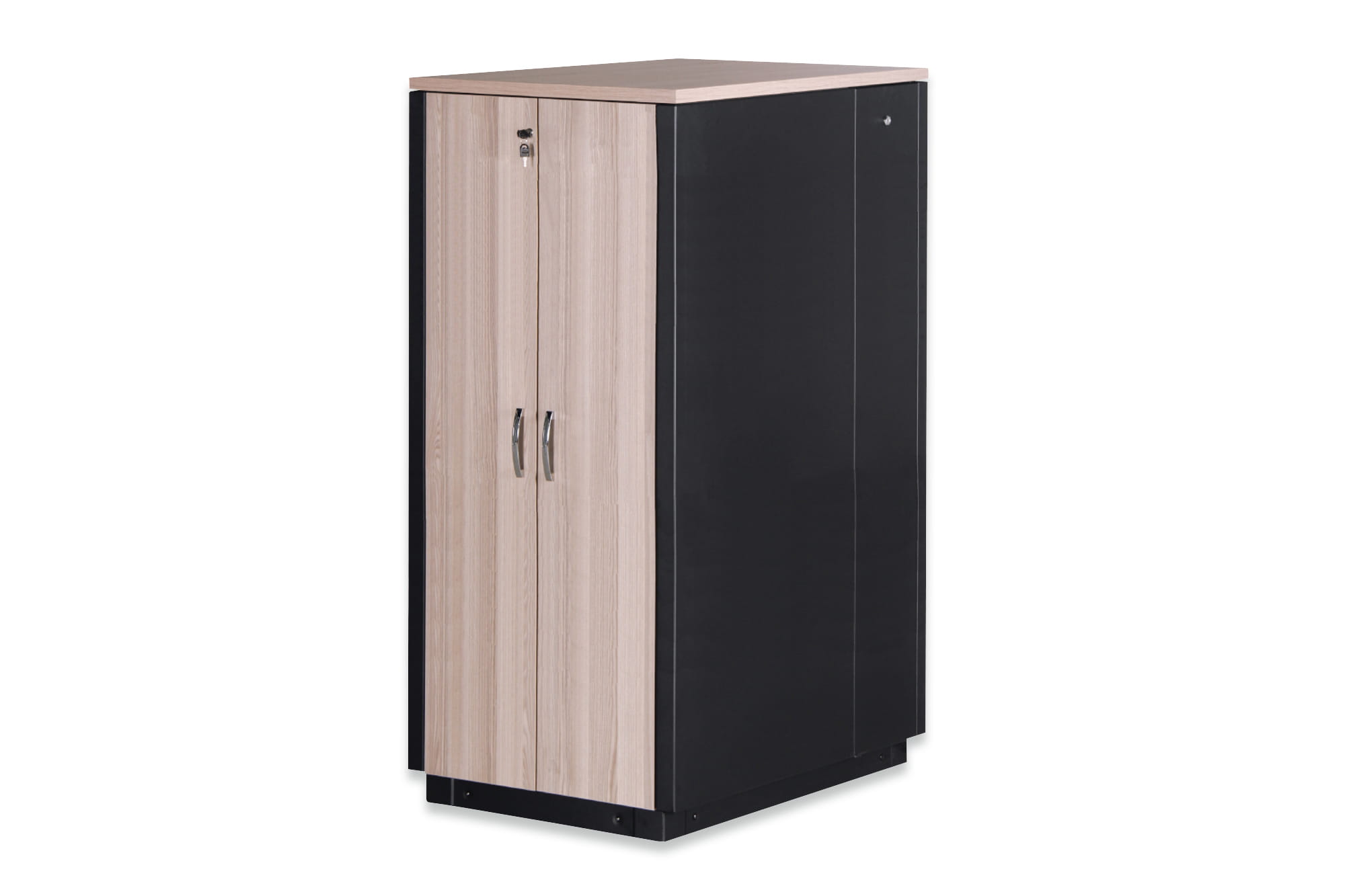 DIGITUS Professional SOUNDproof Cabinet - Schrank - Schwarz, Oak, RAL 9005 - 42HE - 48.3 cm (19")