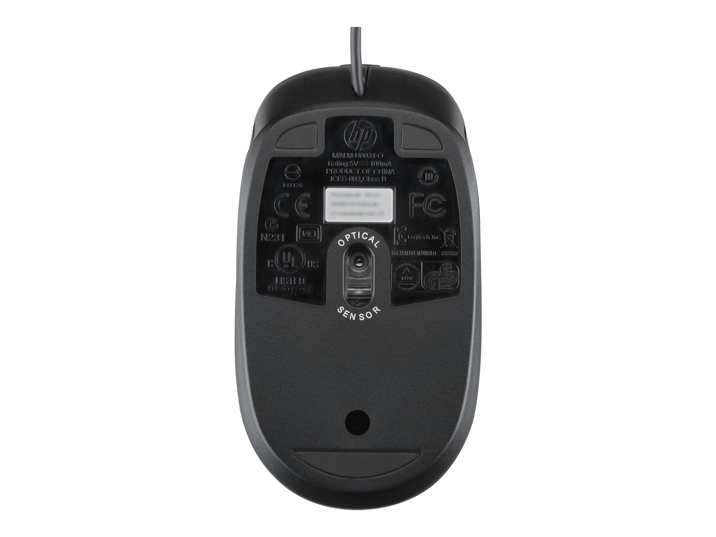 HP  Maus - optisch - kabelgebunden - USB - für