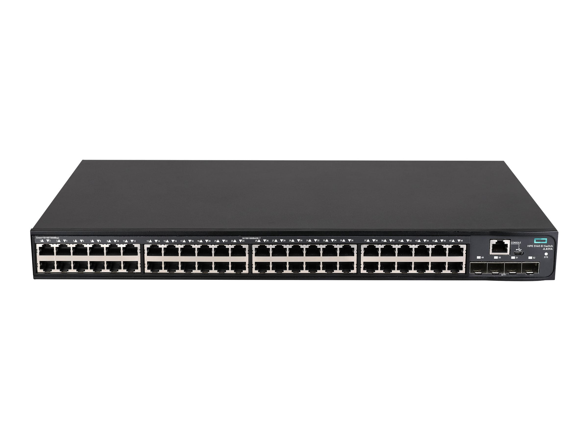 HPE FlexNetwork 5140 48G 4SFP+ EI - Switch - L3 - managed