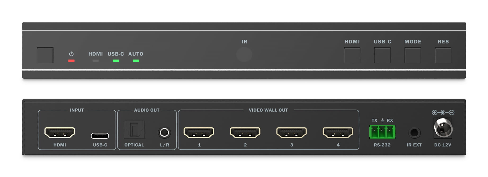 DIGITUS Video Wall Controller, 4 Displays, 4K/30Hz