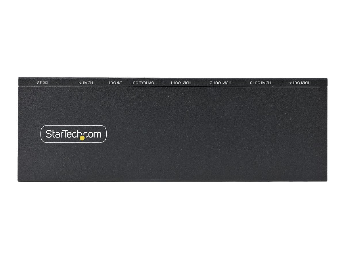StarTech.com 4-Port 4K HDMI Splitter 1x4, 4K