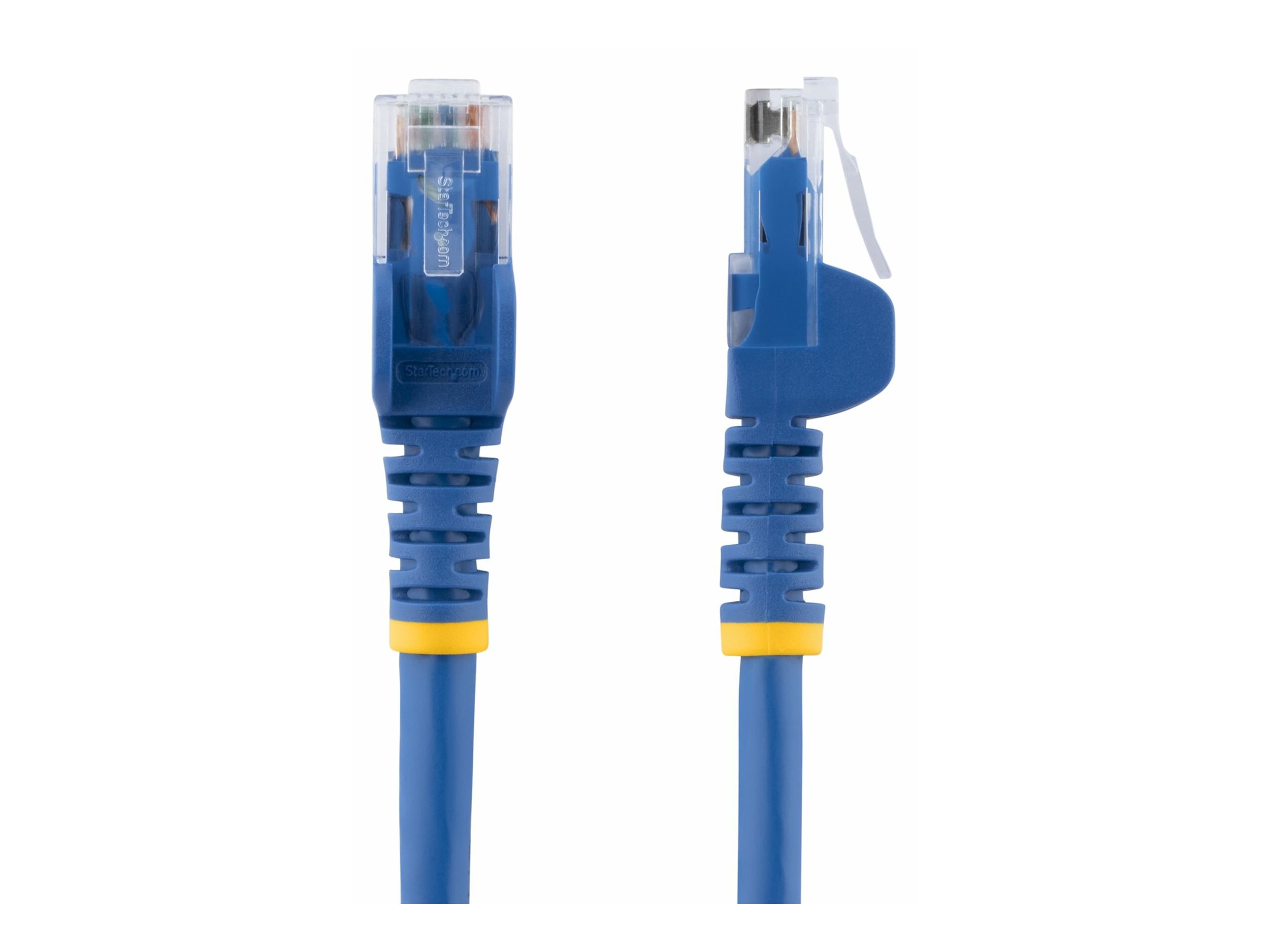 StarTech.com 1m CAT6 Ethernet Cable, 10 Gigabit Snagless RJ45 650MHz 100W PoE Patch Cord, CAT 6 10GbE UTP Network Cable w/Strain Relief, Blue, Wiring is UL Certified/TIA - Category 6 - 24AWG (N6PATC1MBL)