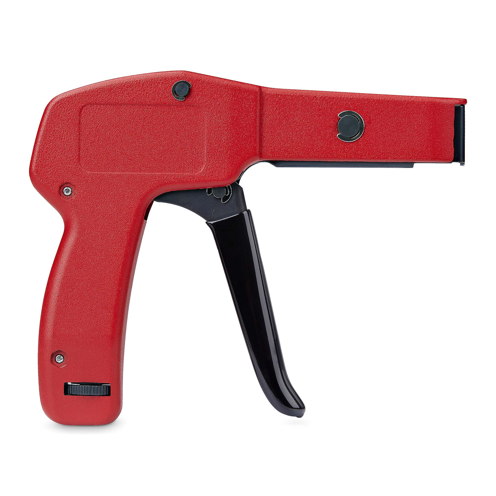 StarTech.com Nylon Cable Tie Gun, Zip Tie Tightener/Install